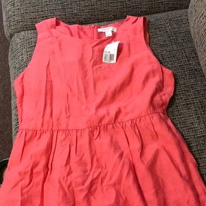 Knee length coral dress